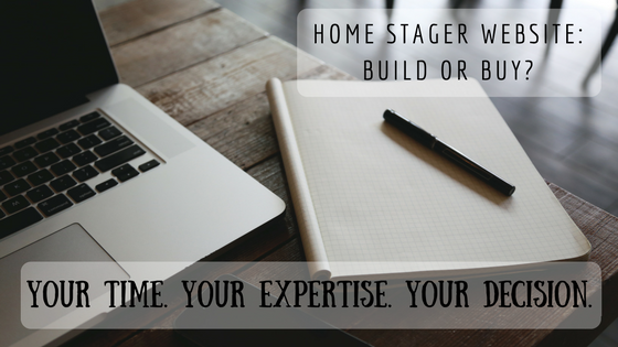 Should a Home Stager purchase or build a website? Stager Sidekick explains how to build a home stager website and how to buy a home stager website.