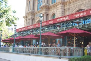 Best lunch with a view is at Mon Ami Gabi at Paris Las Vegas